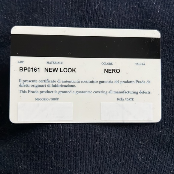 Prada soft black leather clutch bag - pre-owned + dust bag - Picture 6 of 6